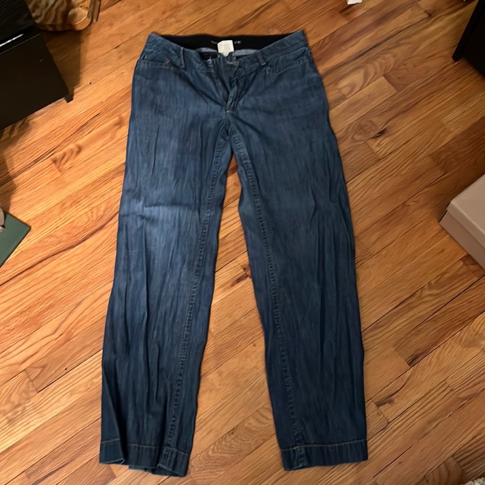 Banana Republic Denim Wide Leg Pant Size 8